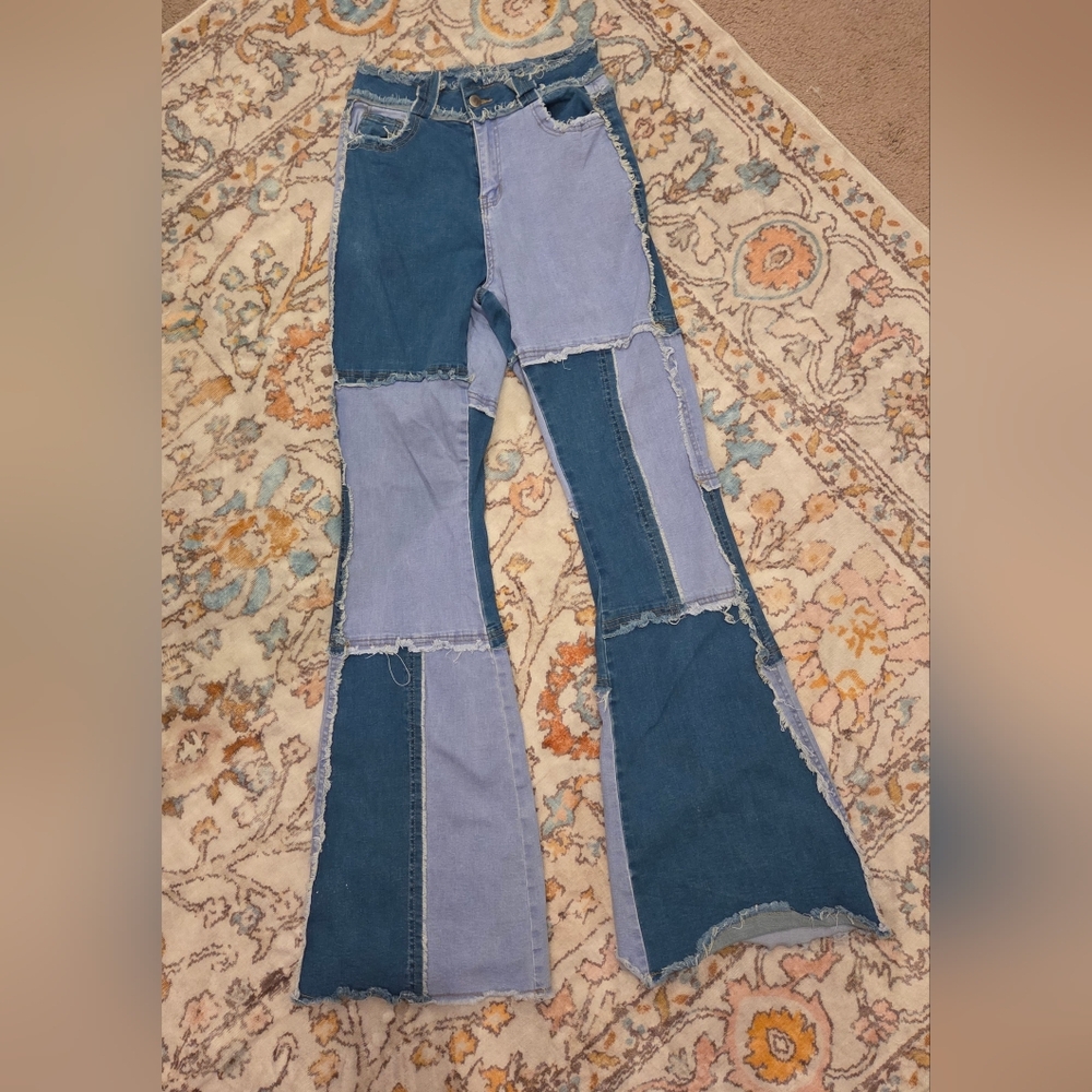 Women's Patchwork Jeans